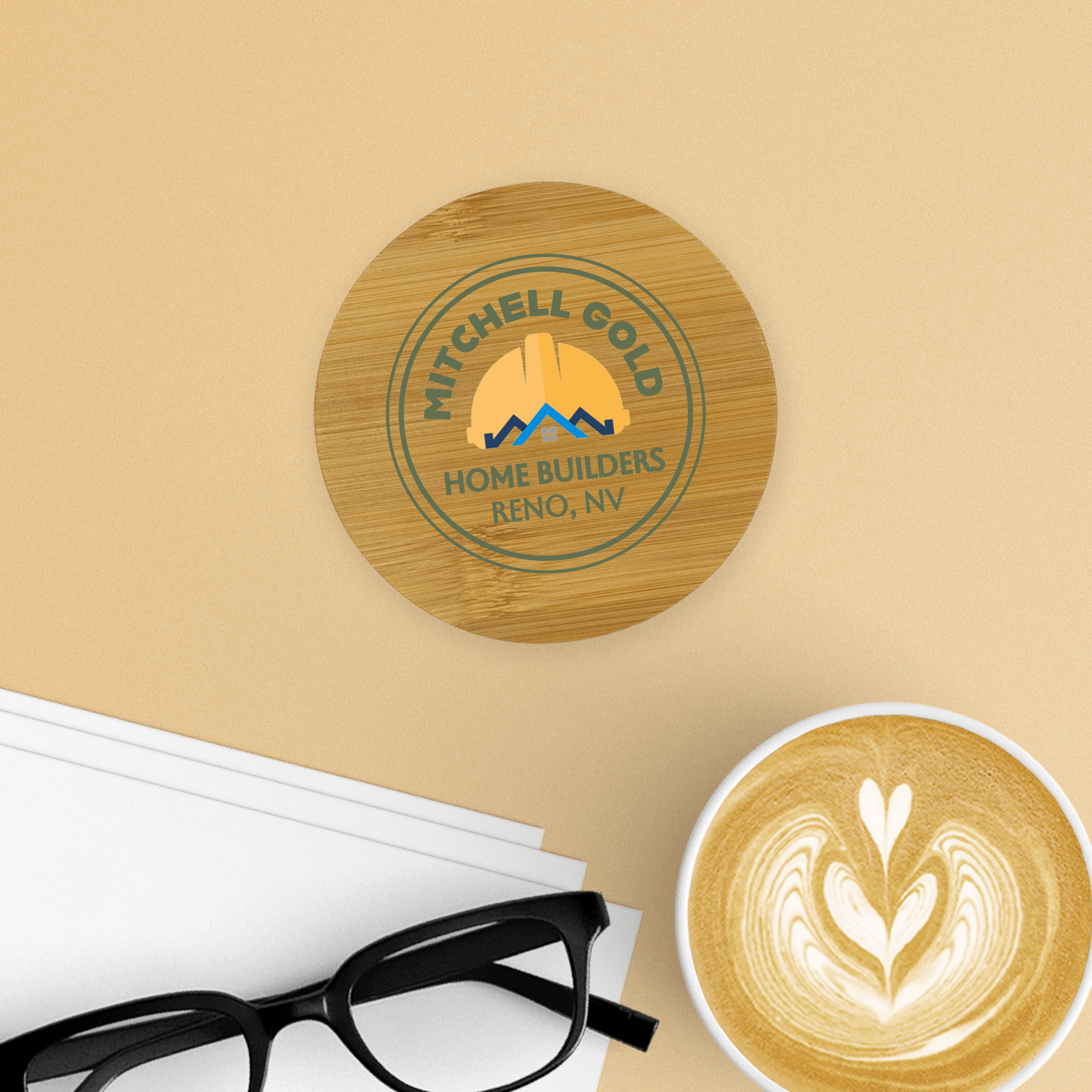 Bamboo Round Coaster                                                  